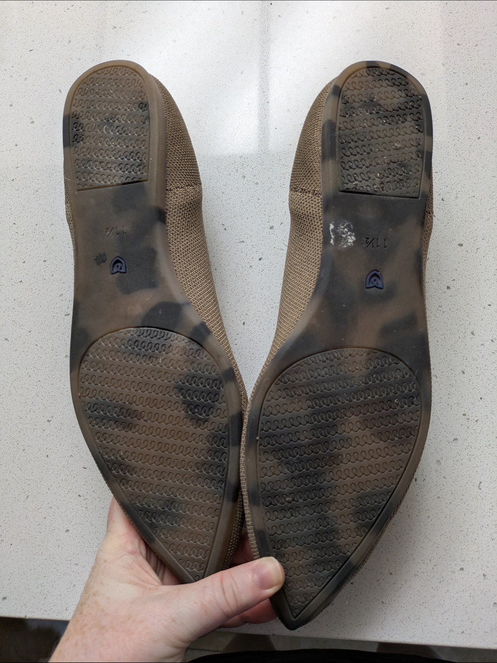 Rothy's Taupe Flats - Picture 2 of 4